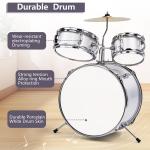 Kid Drum Sets-5-Piece for Beginners,14 inch Bass Drum Full Size Complete Junior