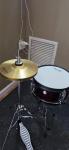 Mendini by Cecilio Kids Drum Set 5 Piece - Full 16in Youth Drumset with Bass