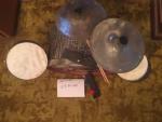 Vintage FRAGGLE ROCK Trap Drum Set Noble & Cooley USA Jim Henson TM 1984 RARE!!!