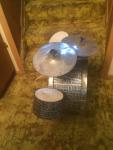 Vintage FRAGGLE ROCK Trap Drum Set Noble & Cooley USA Jim Henson TM 1984 RARE!!!