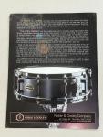 NOBLE & COOLEY ALLOY CLASSIC SNARE DRUM LAUNCH PROMO PRINT ZILDJIAN NLA