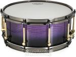 Noble & Cooley Solid Shell Ash Snare Drum - 6 inchrd x 14 inches, Purple Satin