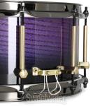Noble & Cooley Solid Shell Ash Snare Drum - 6 inchrd x 14 inches, Purple Satin