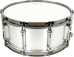 Noble & Cooley Alloy Classic Aluminum Snare Drum - 6 x 14-inch - Raw with Black