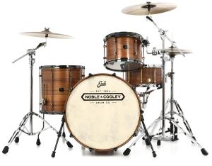 Noble & Cooley Walnut Classic 3-piece Shell Pack - Natural Satin with Black Tube