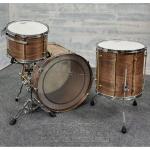 Noble & Cooley Walnut 3pc Drum Set Natural Oil