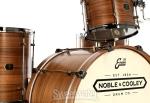 Noble & Cooley Walnut Classic 3-piece Shell Pack - Natural Satin with Black Tube