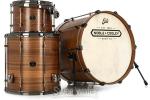 Noble & Cooley Walnut Classic 3-piece Shell Pack - Natural Satin with Black Tube
