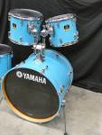 Yamaha Stage Custom Standard 4-Pc Drum Set – Painted Blue Finish – 22/14/12/10