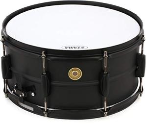 Tama Steel Snare Drum - 6.5 Inches X 14 Inches - Black Black