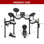 Electric Drum Set with Dual Zone Snare Pads