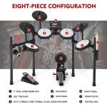 Electric Drum Set with Dual Zone Snare Pads