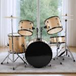 5-Piece Full Size Champagne Drum Set