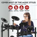 Electric Drum Set with Dual Zone Snare Pads