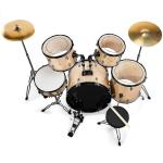 5-Piece Full Size Champagne Drum Set