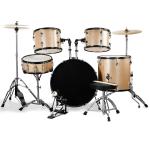 5-Piece Full Size Champagne Drum Set