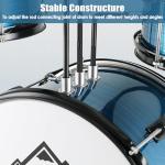 EASTROCK 3-Piece Beginner Drum Set with Throne
