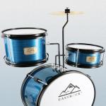 EASTROCK 3-Piece Beginner Drum Set with Throne