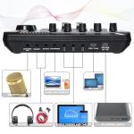 SINWE Live Sound Card & DJ Mixer for Podcasting