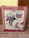 Hello Kitty Drum Set with Bass and Cymbal