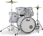Pearl Roadshow 5-Piece Drum Set in White