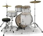 Pearl Roadshow 5-Piece Drum Set in White