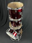 PDP EZ Series Red 5-Piece Drum Set with Cymbals