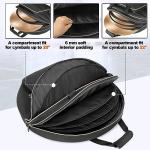 Damero Double Layer 22" Cymbal Bag with Straps