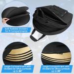Aleemin 22" Padded Cymbal Backpack with Pockets