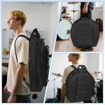 Aleemin 22" Padded Cymbal Backpack with Pockets