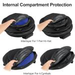 EASTROCK 22” Padded Cymbal Bag with Strap