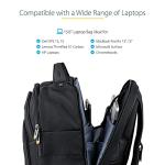 Ergonomic Black Backpack with Removable Accessory Case