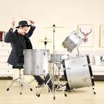 VEVOR 5-Piece Adult Drum Set with Throne