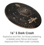 Zildjian S Dark Cymbal Pack - 4 Pieces