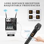 MICNAUX 4-K Audio Mixer with Dual Wireless Microphones