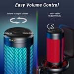 TONOR Gaming USB Microphone Set with RGB Lighting