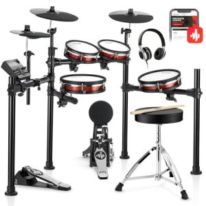 Donner DED-200 MAX Electronic Drum Set with Mesh Heads