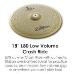 Zildjian L80 LV468 Drum Box Set - 14", 16", 18