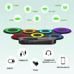 VerkTop Portable Electric Drum Set for Kids