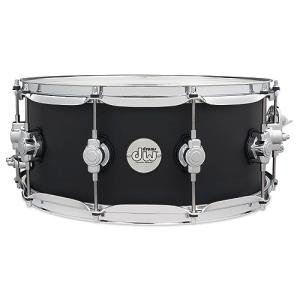 DW Design Series 6"x14" Black Satin Snare Drum