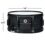 Tama 6.5"x14" Matt Black Snare Drum