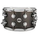 DW Collectors Satin Black Brass Snare Drum 14x8