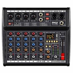 Pyle Bluetooth 6-Channel DJ Audio Mixer