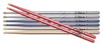 Zildjian Chroma 4-Pack 5A Drumsticks, Assorted Colors