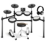 Kids Electric Drum Set with Mesh Pads and Sounds