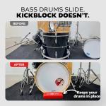 KickBlock Bass Drum Anchor System - Brick Red