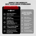 KickBlock Bass Drum Anchor System - Brick Red