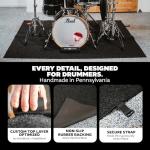 KickBlock Drum Rug 6'6" x 5'6" with Bag