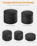 5-Piece Padded Drum Case Set for Easy Transport