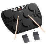 KONIX Portable Electronic Drum Set with LED Lights